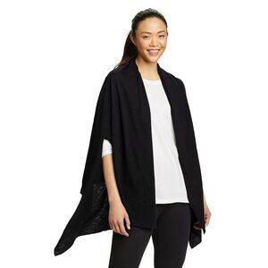 Eddie Bauer New Adventure Daisy Travel Wrap One size black pocket gorpcore